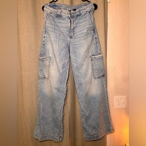 American eagle wide leg cargo pants